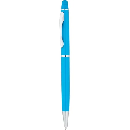 Eco Lounge Touchpen Metal Tükenmez Kalem Dokunmatik Ekran Uyumlu Turkuaz