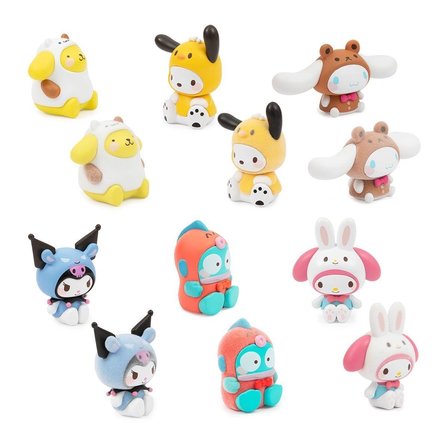 Eco Lounge Sanrio Kıyafet Değiştirme Partisi Mini Figür 4 cm Sürpriz Paket