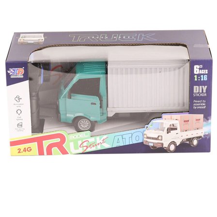 Eco Lounge Kumandalı Kamyon Mavi 2.4 GHz 1:16 Ölçek Şarjlı Duman Atan Kamyon