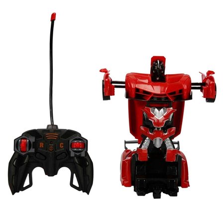 Eco Lounge Dönüşebilen Robot Araba Mavi Uzaktan Kumandalı USB Şarjlı