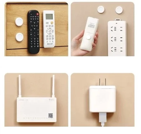 Eco Lounge Mıknatıslı Kumanda ve Telefon Tutucu Yapışkanlı Organizer 2 Adet