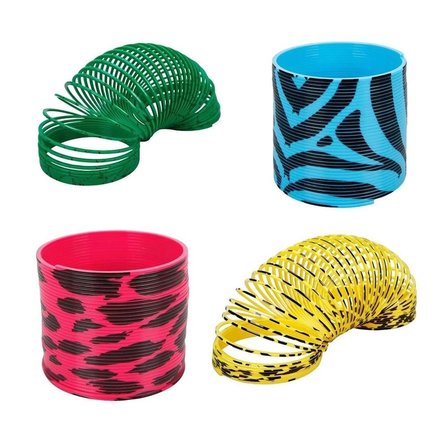 Eco Lounge Rainbow Zoo Hayvan Desenli Stres Yayı Esnek Yaylı Oyuncak