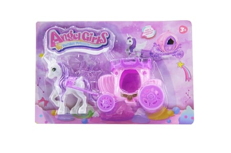 Eco Lounge Unicorn Prenses Faytonu Oyuncak Seti Pembe
