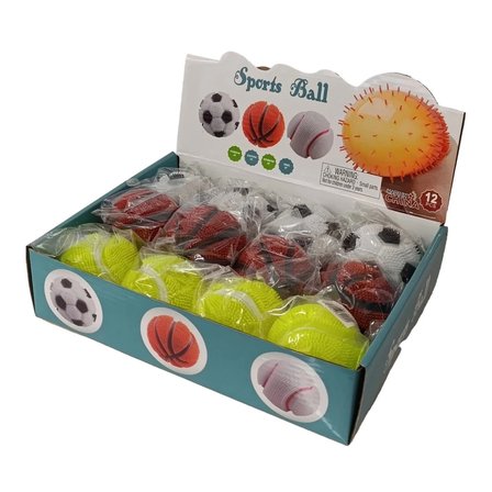 Eco Lounge Dikenli Işıklı Spor Temalı Top Çocuk Oyuncağı Duyusal Top