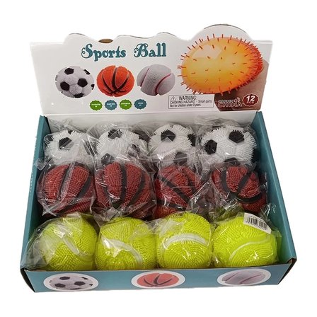 Eco Lounge Dikenli Işıklı Spor Temalı Top Çocuk Oyuncağı Duyusal Top