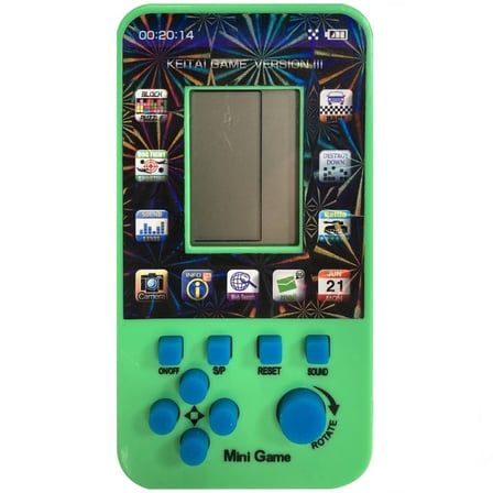 Eco Lounge Tetris Oyun Konsolu 23 Oyun Modlu Nostaljik El Oyuncağı