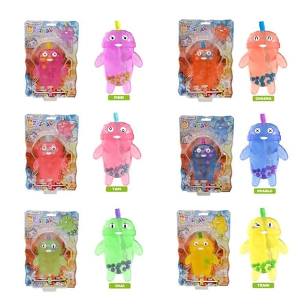 Eco Lounge Bubble Tea Crystal Boba Pals Esnek Oyuncak Figür 14 cm