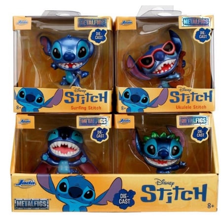 Jada Disney Stitch Figürleri Metal Koleksiyonluk Figür Seti 6.5 cm
