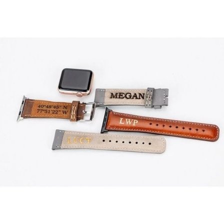 Eco Lounge Apple Watch Uyumlu Deri Kordon 42-44-45mm Siyah