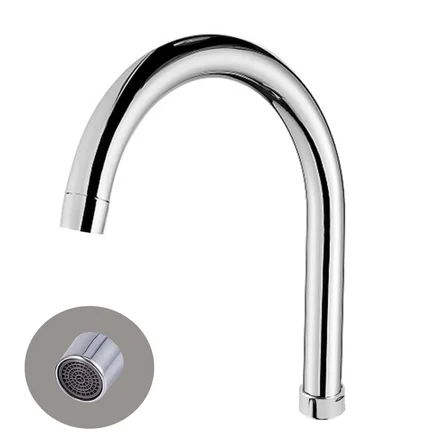 Eco Lounge Mix Delta Lavabo Batarya Borusu Paslanmaz Çelik Krom 26 cm