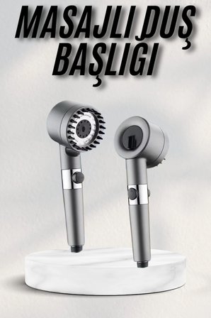 Masaj Etkili Turbolu Çok Fonksiyonlu Filtreli Duş Başlığı Yeni Nesil