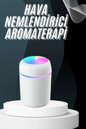 Hava Nemlendirici Buhar Makinesi Led Işıklı USB Dekoratif Nemlendirici