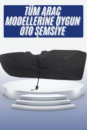 Oto Ön Cam Güneşliği Otomatik Katlanabilir Gölgelik Oto Cam Şemsiye