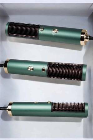Fön Tarak Saç Düzleştirici Üflemeli Fön Makinesi Sıkı Dişli Taşınabilir