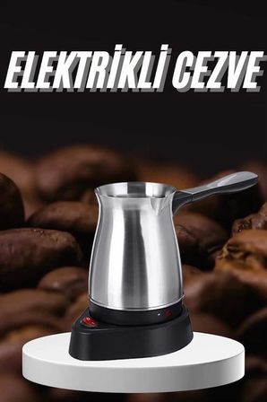 Eco Lounge Elektrikli Cezve Paslanmaz Çelik 800 Watt 360 ml 6 Fincan Kapasiteli