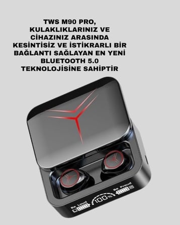 Bluetooth 5.3 Kablosuz Kulaklık – Dokunmatik Kontrol ve IPX6 Su Geçirmezlik