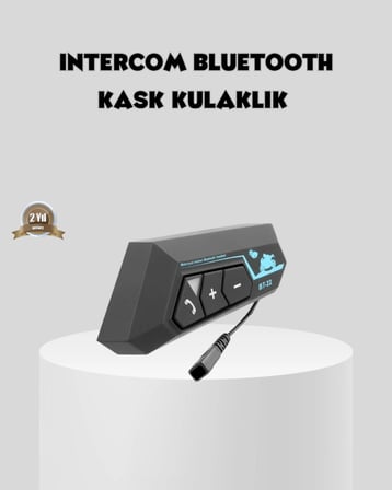 BT22 Kask İçi Bluetooth Kulaklık Hızlı Eşleşme ve Gürültü Önleyici Mikrofon