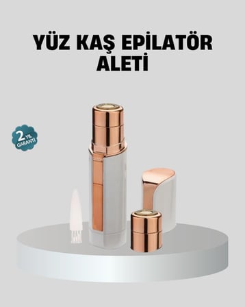 Kadınlar İçin Yüz ve Kaş Epilatörü – Hassas Cilt Dostu, Pil ile Çalışan, Taşınabilir ve Şık Tasarım