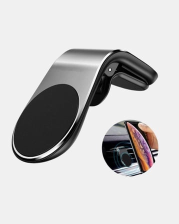 Araç İçi Manyetik Telefon Tutucu Güçlü Klipsli ve 360 Derece Ayarlanabilir