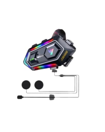 BT5.3 Motosiklet Kask İletişim Sistemi Çift Telefon Destekli