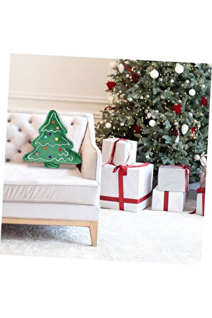 Seçtim Aldım Yılbaşı Ağacı Çam Ağacı Peluş Yastık 40 Cm Yılbaşı Dekor Hediye