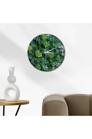Dekoratif Duvar Saati – 33 cm UV Baskılı MDF Duvar Saati