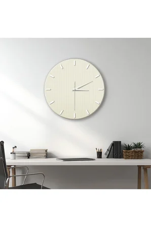 Dekoratif Duvar Saati – 33 cm UV Baskılı MDF Duvar Saati