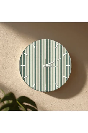Dekoratif Duvar Saati – 33 cm UV Baskılı MDF Duvar Saati