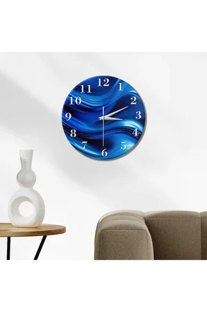 Dekoratif Duvar Saati – 33 cm UV Baskılı MDF Duvar Saati