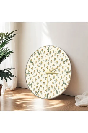 Dekoratif Duvar Saati – 33 cm UV Baskılı MDF Duvar Saati