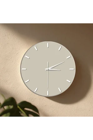 Dekoratif Duvar Saati – 33 cm UV Baskılı MDF Duvar Saati