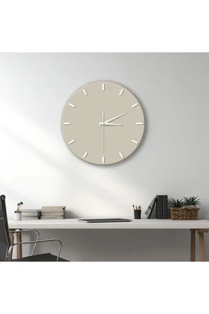 Dekoratif Duvar Saati – 33 cm UV Baskılı MDF Duvar Saati
