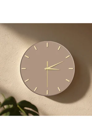 Dekoratif Duvar Saati – 33 cm UV Baskılı MDF Duvar Saati