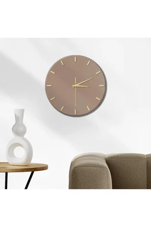 Dekoratif Duvar Saati – 33 cm UV Baskılı MDF Duvar Saati