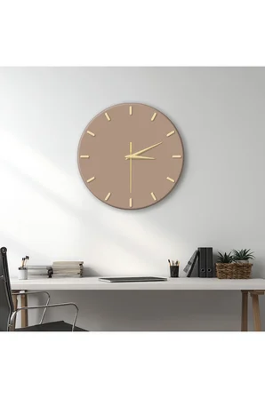 Dekoratif Duvar Saati – 33 cm UV Baskılı MDF Duvar Saati