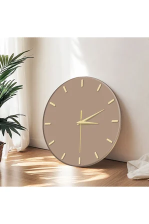 Dekoratif Duvar Saati – 33 cm UV Baskılı MDF Duvar Saati