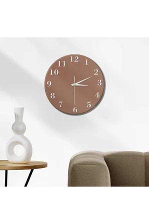 Dekoratif Duvar Saati – 33 cm UV Baskılı MDF Duvar Saati