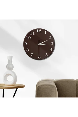 Dekoratif Duvar Saati – 33 cm UV Baskılı MDF Duvar Saati
