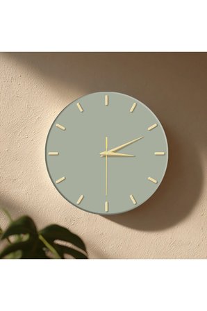 Dekoratif Duvar Saati – 33 cm UV Baskılı MDF Duvar Saati