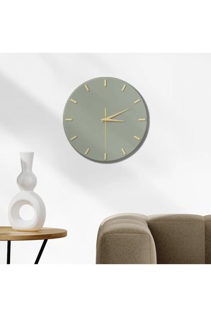 Dekoratif Duvar Saati – 33 cm UV Baskılı MDF Duvar Saati