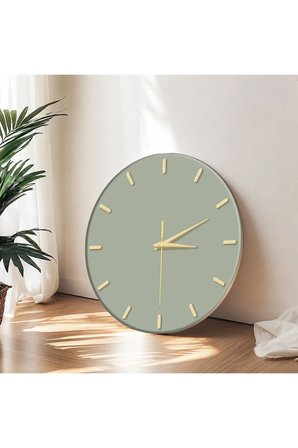 Dekoratif Duvar Saati – 33 cm UV Baskılı MDF Duvar Saati