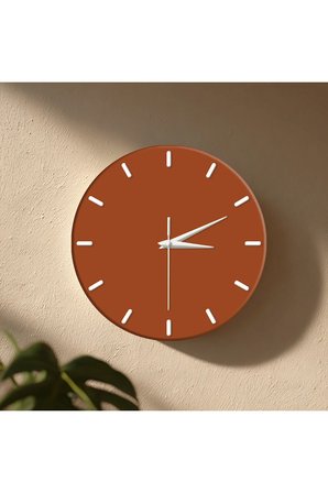 Dekoratif Duvar Saati – 33 cm UV Baskılı MDF Duvar Saati