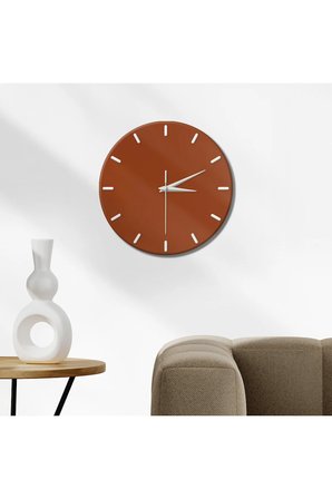 Dekoratif Duvar Saati – 33 cm UV Baskılı MDF Duvar Saati