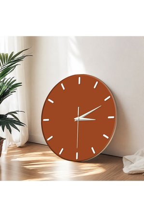 Dekoratif Duvar Saati – 33 cm UV Baskılı MDF Duvar Saati