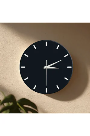 Dekoratif Duvar Saati – 33 cm UV Baskılı MDF Duvar Saati