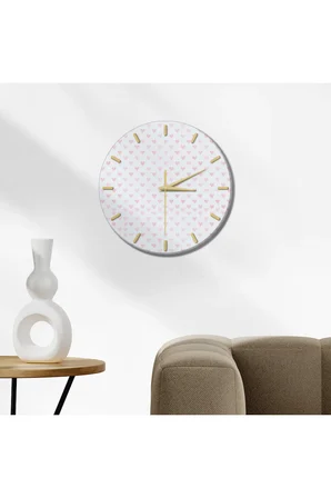 Dekoratif Duvar Saati – 33 cm UV Baskılı MDF Duvar Saati