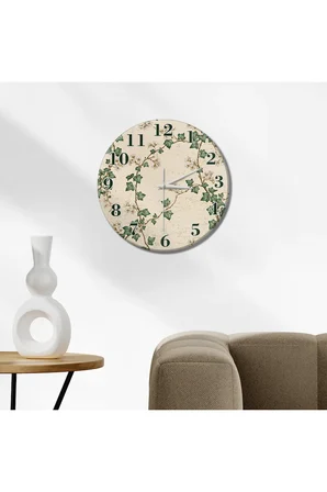 Dekoratif Duvar Saati – 33 cm UV Baskılı MDF Duvar Saati