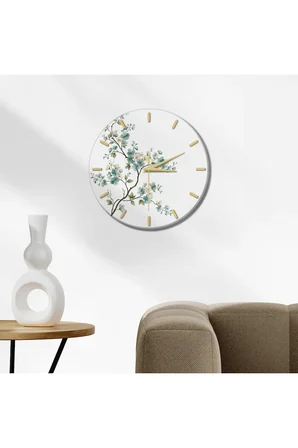 Dekoratif Duvar Saati – 33 cm UV Baskılı MDF Duvar Saati