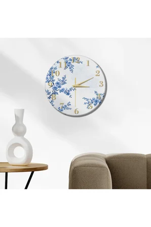 Dekoratif Duvar Saati – 33 cm UV Baskılı MDF Duvar Saati