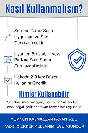  %100 Doğal Saç Serumu | Zencefil & Karanfil Özlü | Dökülme Karşıtı | | Kadın & Erkek